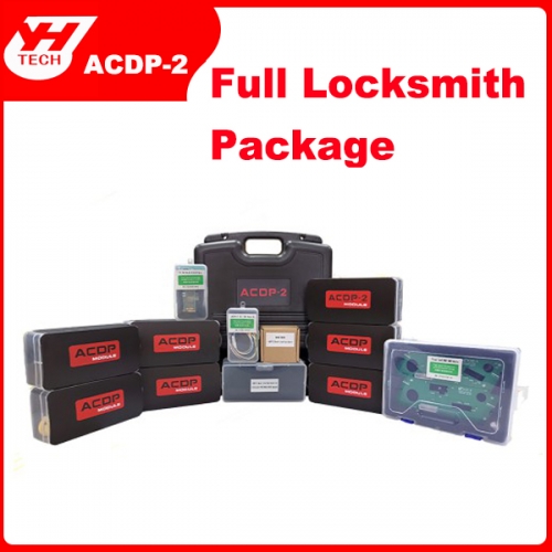 Yanhua ACDP 2 IMMO Locksmith Package With Module 1/2/3/7/9/10/12/20/24/29 For BMW Land Rover Porsche Volvo Audi with Bench Adapters Free Gifts